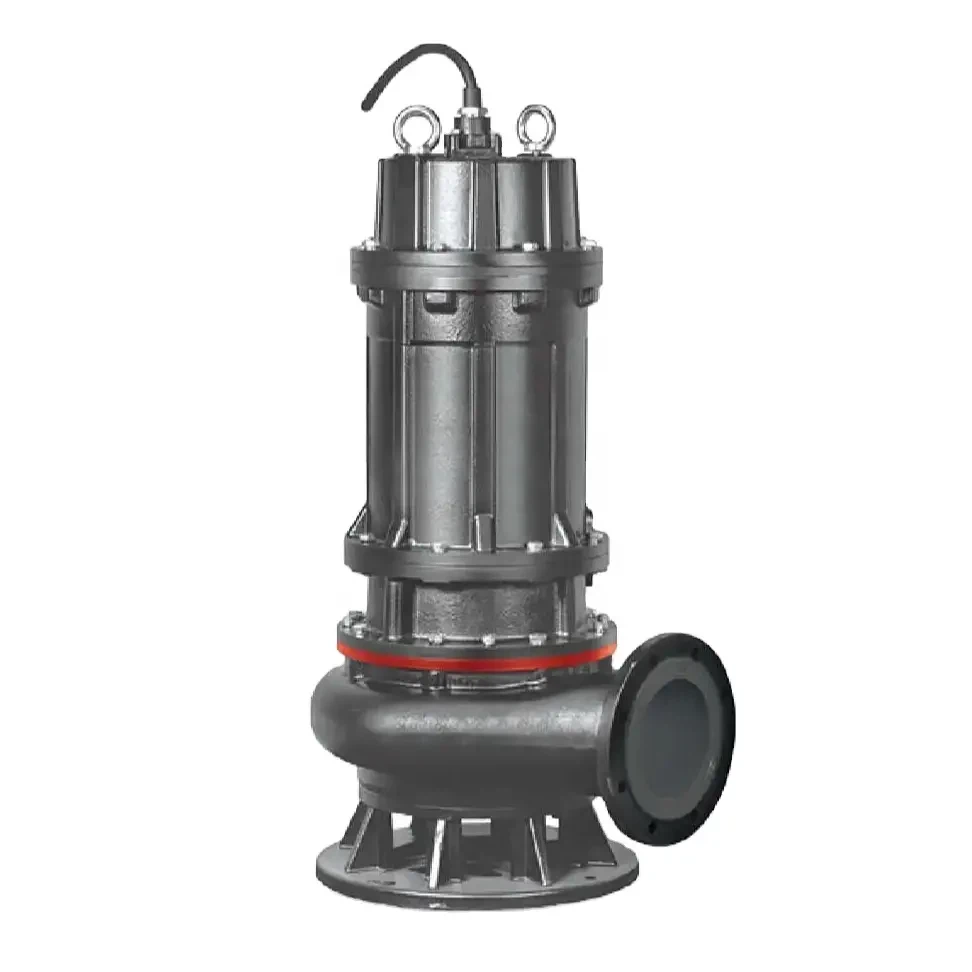 Abwasser-Tauchpumpe aus schwarzem Gusseisen