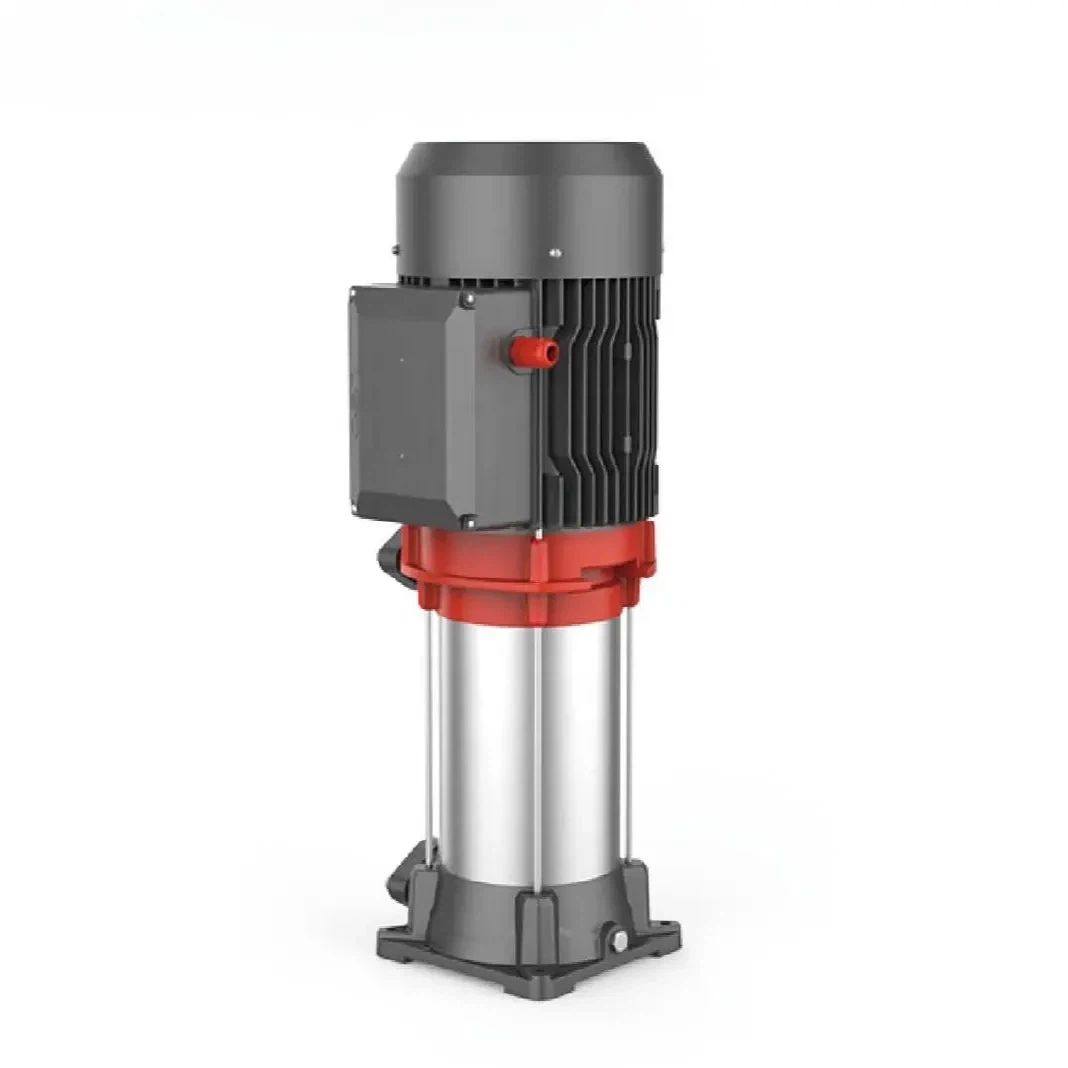 Elektrische vertikale mehrstufige Wasserdruckpumpe aus Edelstahl